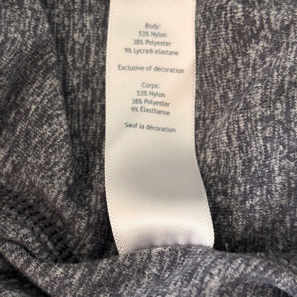 Ivivva by Lululemon Girls Wrap Sweater Long-Sleeve Size 10 Grey Four's a Charm - Picture 7 of 11
